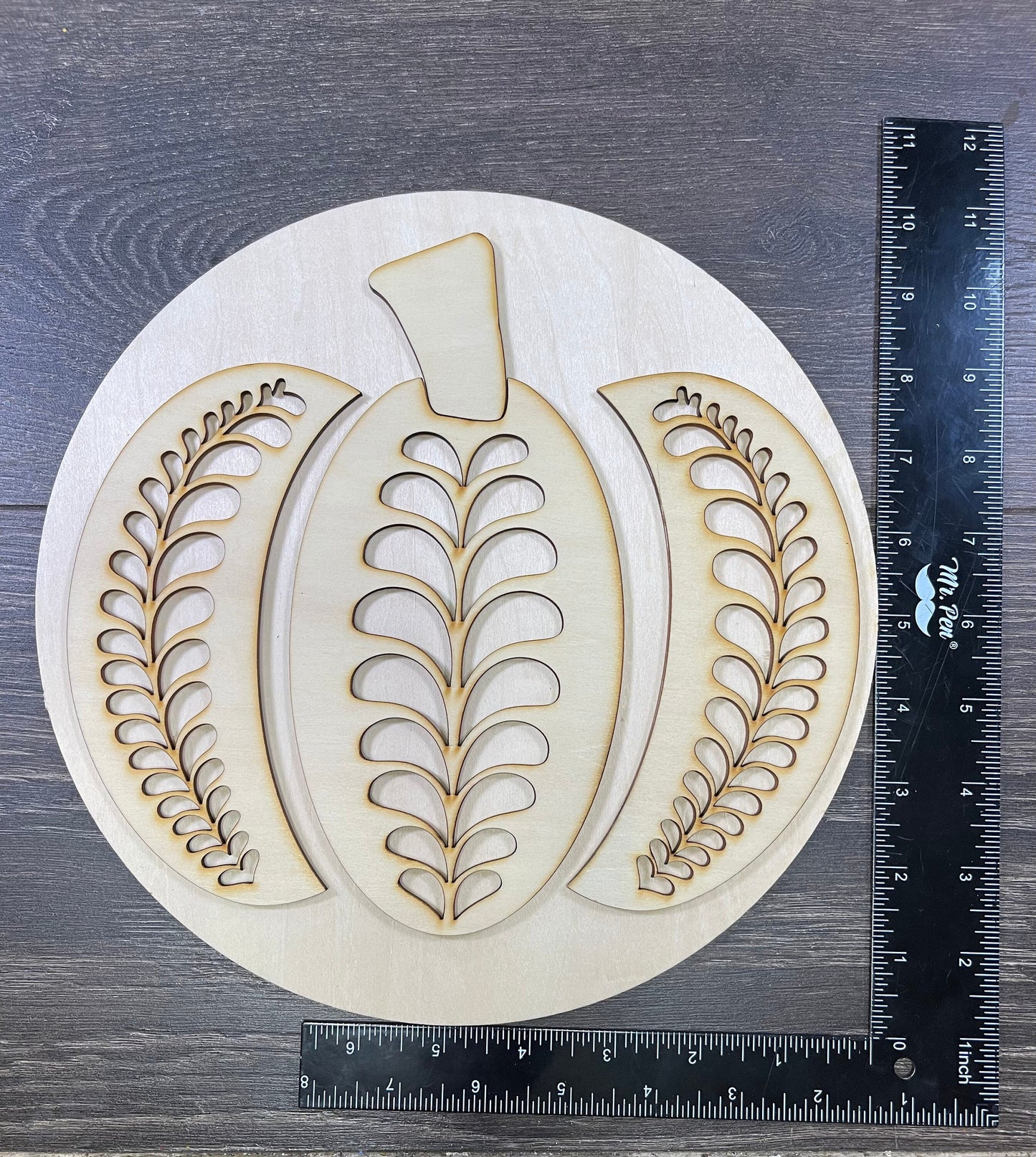 Pumpkin wall / door Hanger "welcome"