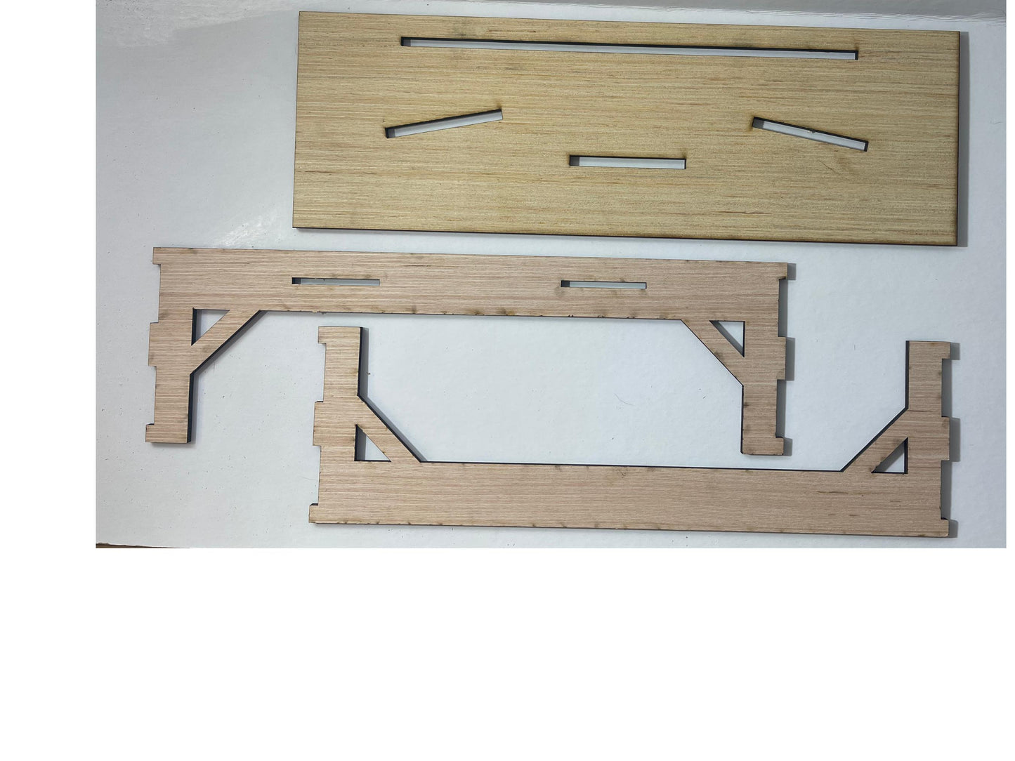 Miniature Picket  Bench kit for seasonal interchangeable inserts