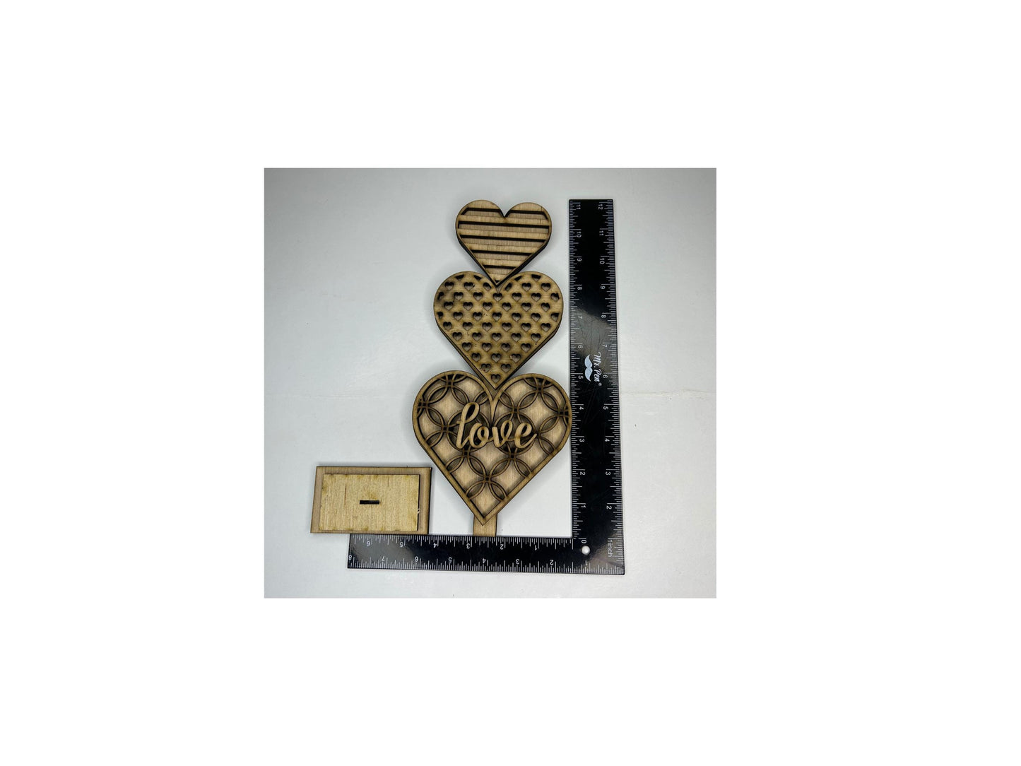 Valentines Day, shelf sitters, decoration, holiday, stacked hearts