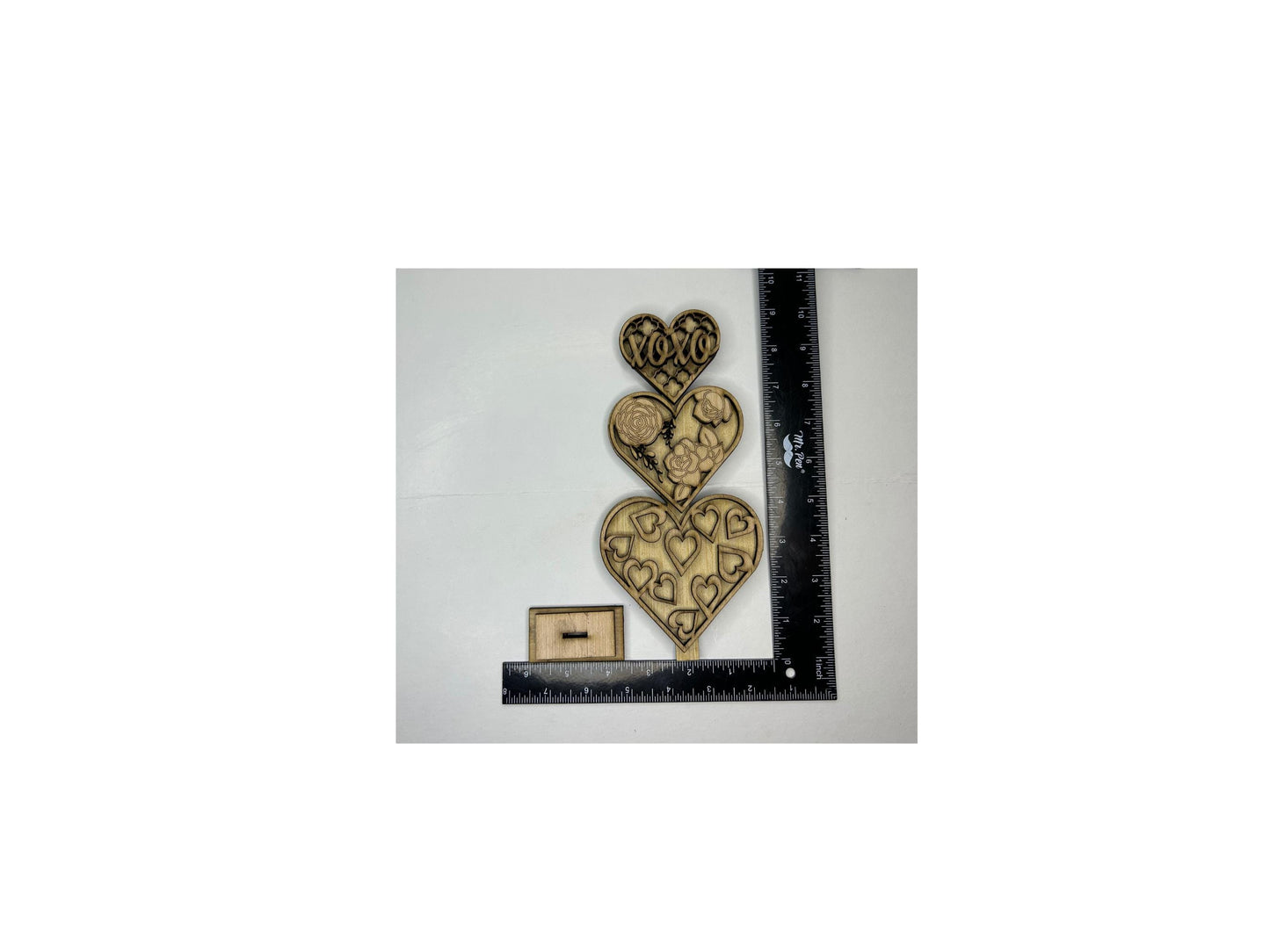 Valentines Day, shelf sitters, decoration, holiday, stacked hearts